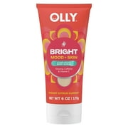 OLLY Vitamins Bright Body Scrub Exfoliates & Repairs Skin Barrier Citrus Currant, 6 oz