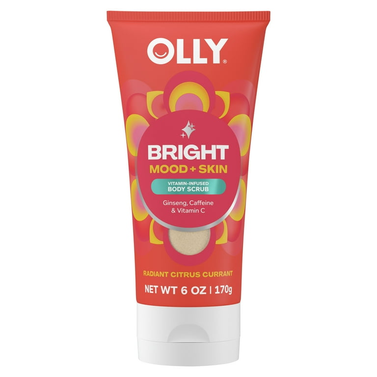 OLLY BODY SCRUB BRIGHT 6 PIECE 6 OZ. product package