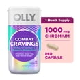 thumbnail image 1 of OLLY Combat Cravings Capsules, Metabolism Support* Supplement, Chromium Picolinate, 30 Count, 1 of 14