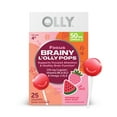 OLLY Focus Buddies L'OLLY Pops, Omega3 ALA, B6, B12, Cognizin®, Kids