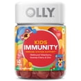 thumbnail interactive-video image 1 of OLLY Kids Immunity Gummy Supplement with Wellmune and Elderberry, Cherry Berry Flavored, 50 Count, 1 of 14
