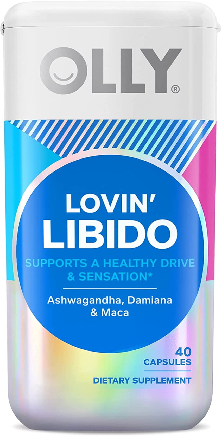 OLLY Lovin' Libido Vegetarian Supplement, 40Count Capsules for Women