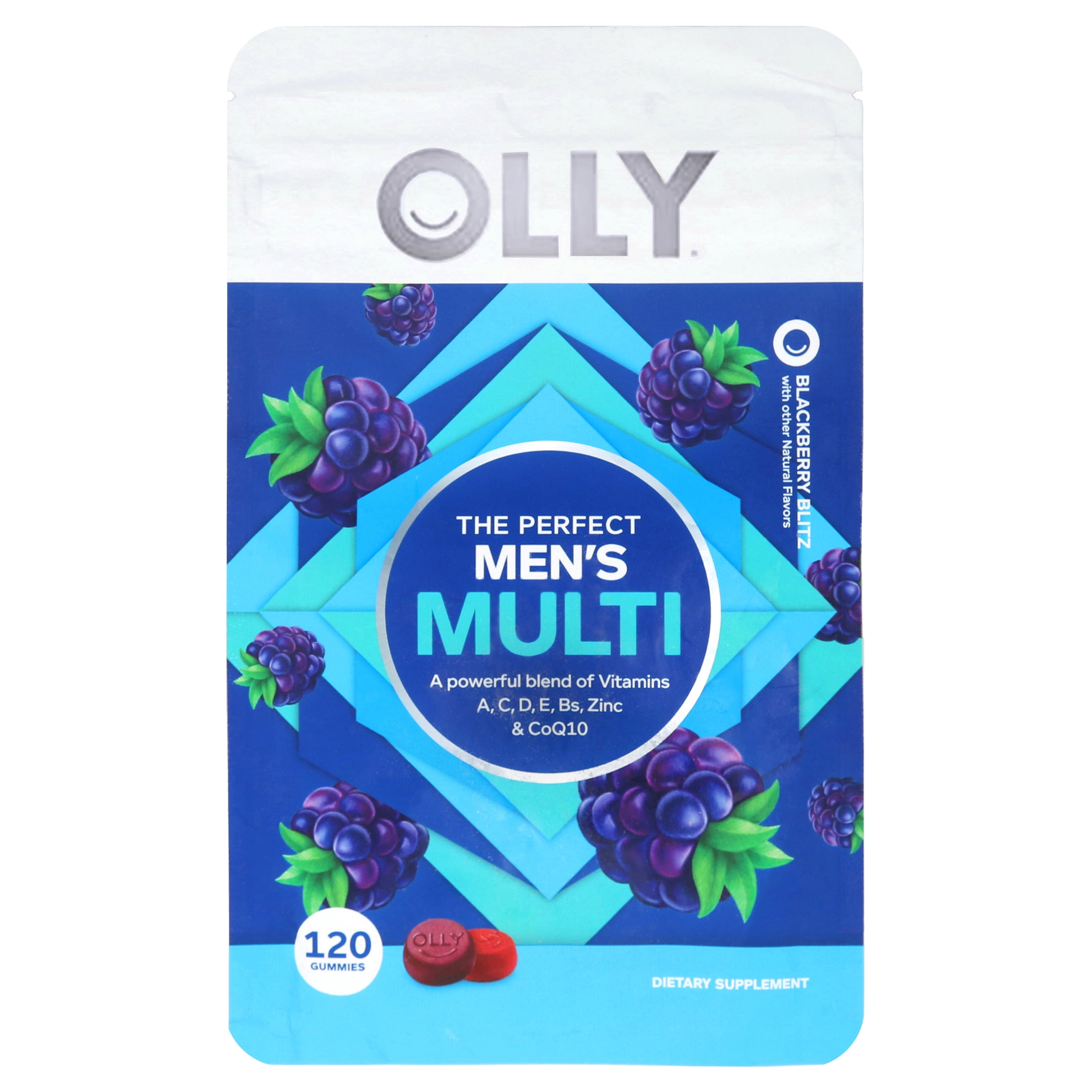 OLLY Men's Multivitamin Gummy, Immune Support, Vitamins A, C, D, E, B