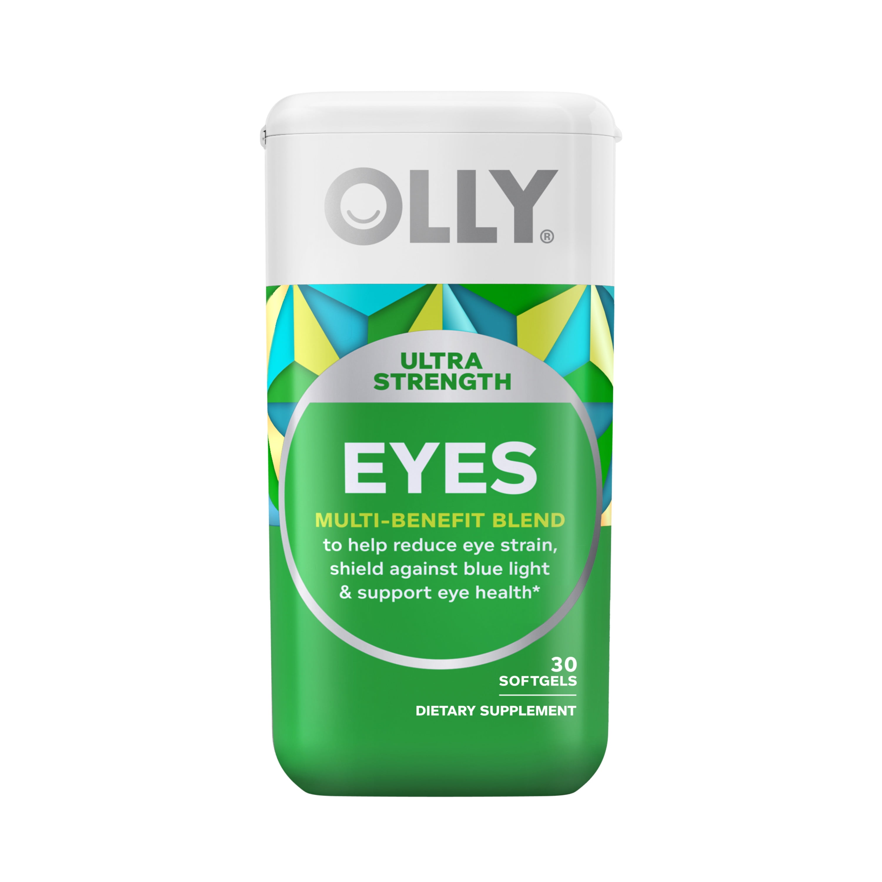 OLLY Ultra Strength Eye Softgels, Blue Light Eye Supplement, 30ct