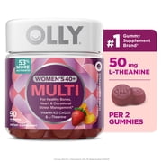 OLLY Women's 40+ Multi Gummy Supplement with 20 Key Nutrients, 90 Count