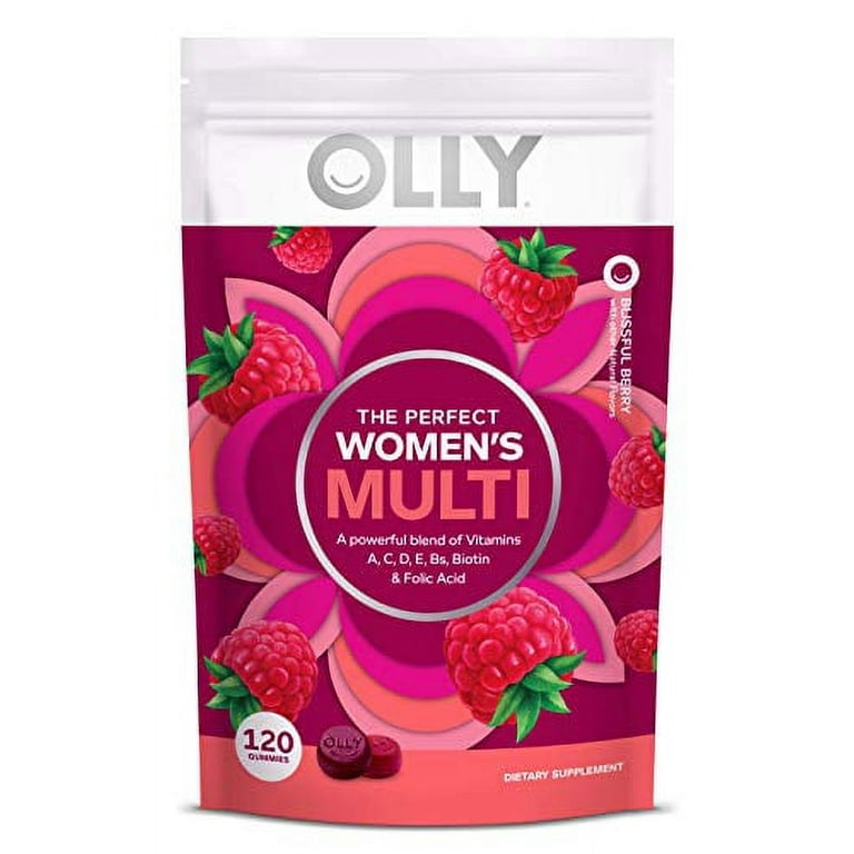 OLLY Women s Multivitamin Gummy Vitamins A D C E Biotin