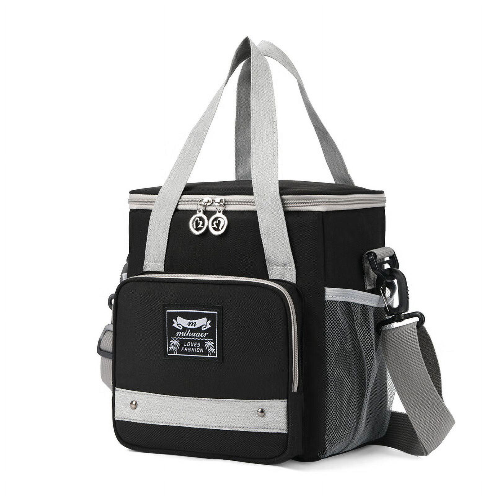 OLOEY Leak Proof Thermal Insulated Lunch Bag Foldable Portable Lunch