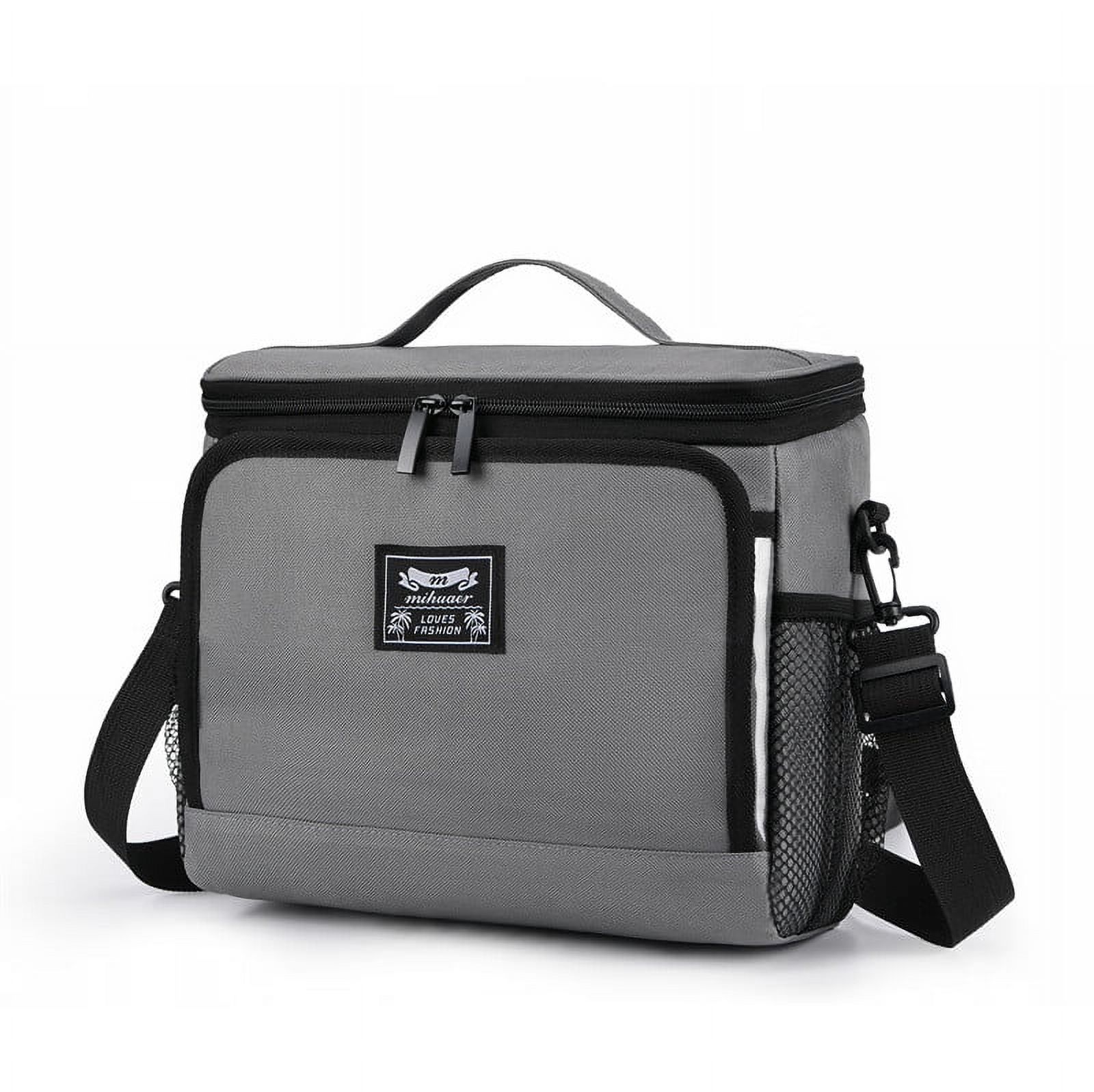 OLOEY Leak Proof Thermal Insulated Lunch Bag Foldable Portable Lunch