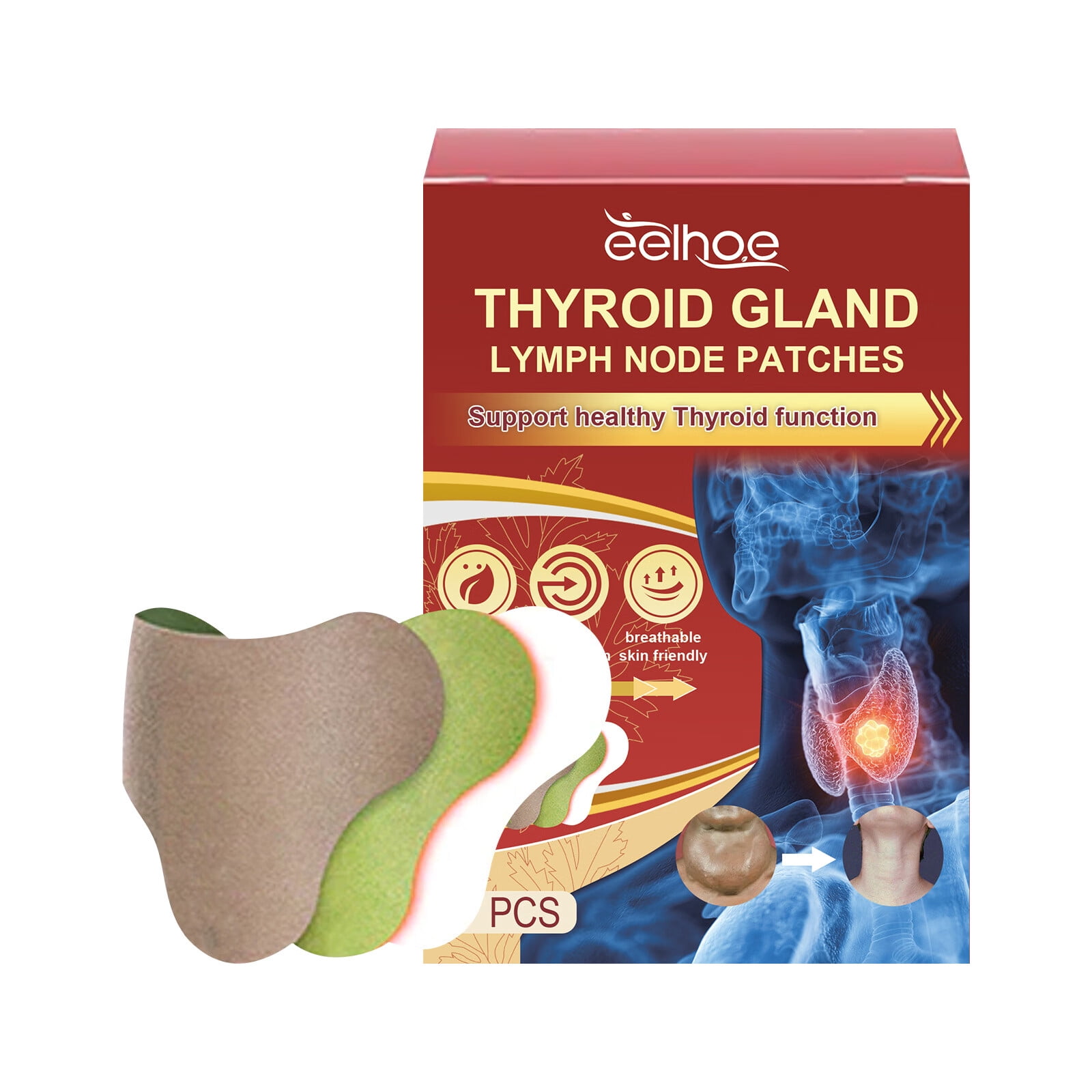 OLOEY Lymphatic Detox Patch Drainage Thyroid Gland Stickers Effective