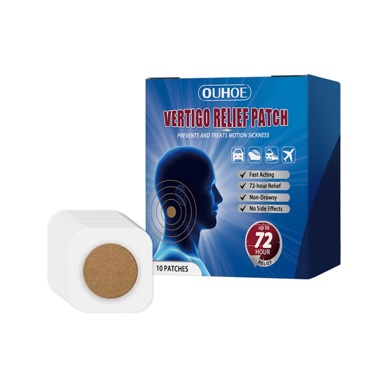 OLOEY Motion Sickness Stickers Car Motion Sickness Stickers Relieve