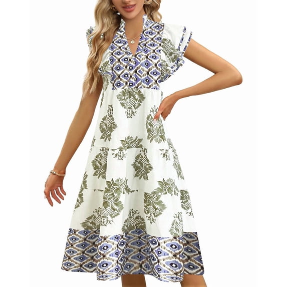 navy blue fit and flare dress Buy Cotton Geometric Online Black and Gold mini Color:Light blue SID-IKR3885303