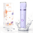 thumbnail image 1 of OLOV Electric Body Hair Trimmer Kit - Bikini, Groin & Underarm Grooming, Wet/Dry Shaver, USB Rechargeable, Waterproof Razor for Men & Women, Purple, 1 of 9