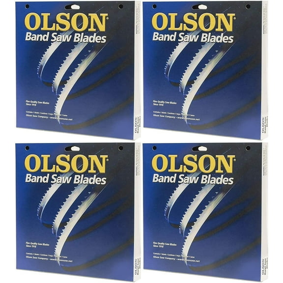 OLSON SAW FB14593DB HEFB Band 6-TPI Skip Saw Blade, 1/4 by .025 by 93-1/2-Inch On Pak Pack of 4