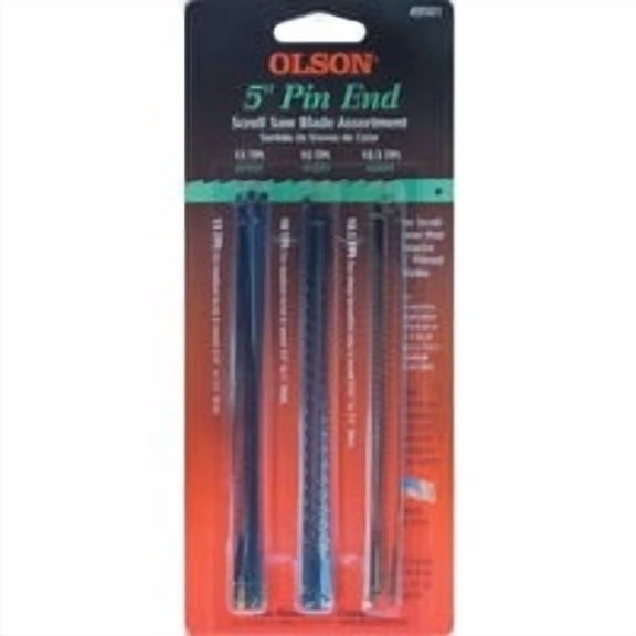 Olson Saw Olson Pin End Scroll Saw Blade Assortment, Case of 2