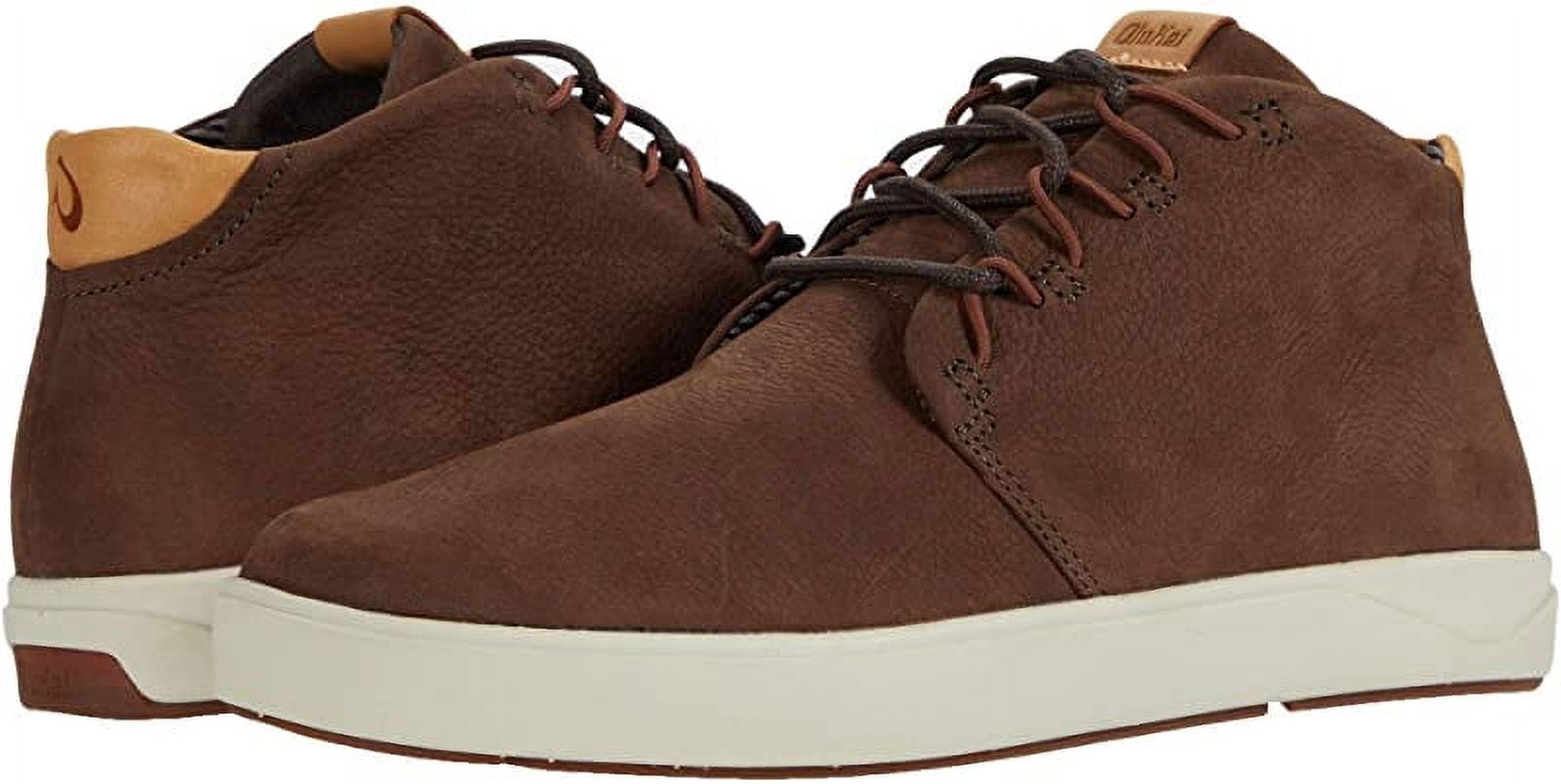 Olukai Mens Nana Hele Chukka Boots Size 11 Brown Leather Textile Stingray Detail 91P35OP3aSL._UL_1000_.jpg main image 3