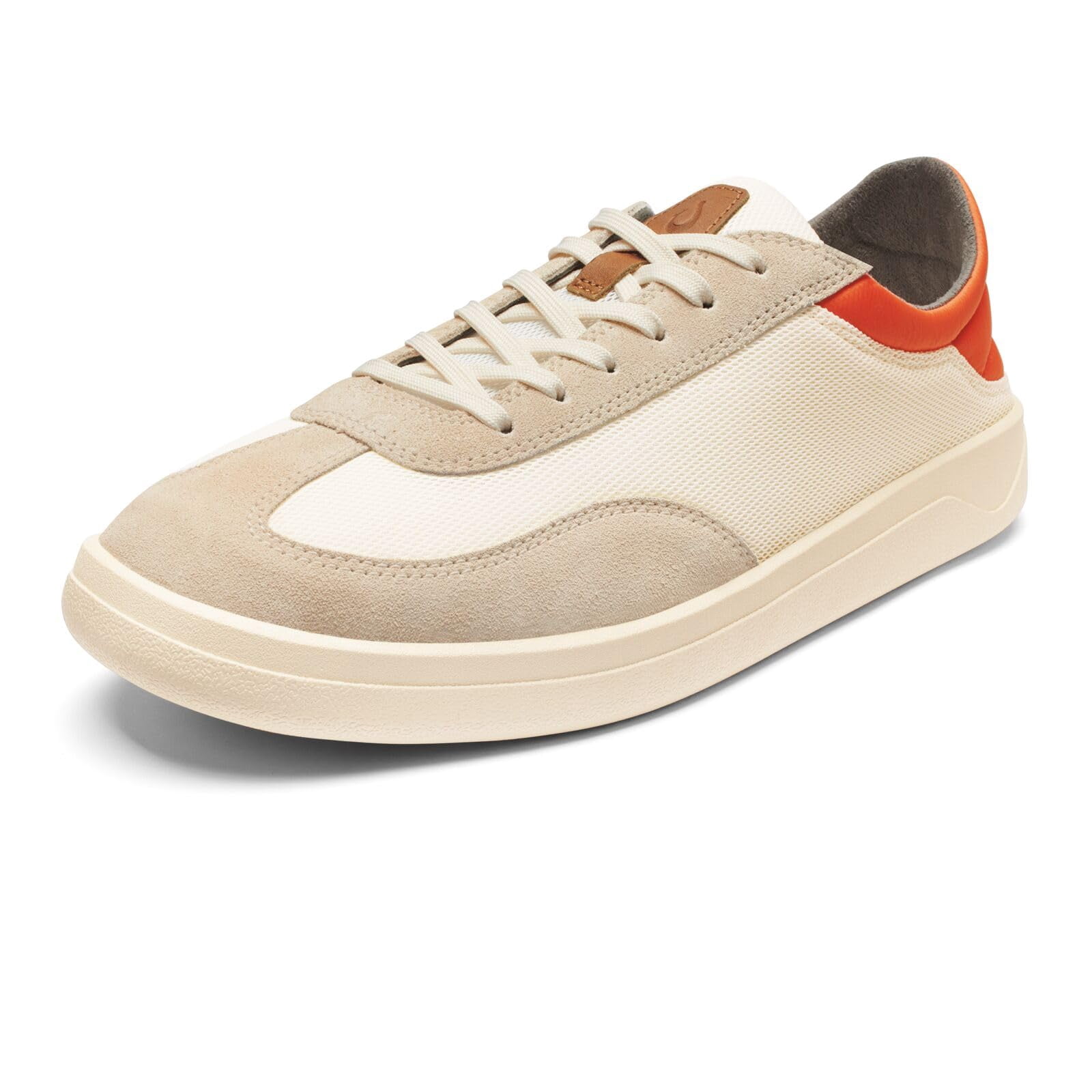 OluKai Punini Off White Molten Orange Mens Size 10.5 Casual Lace Up Shoes Olukai Punini Off-White Molten Orange Men main image 3