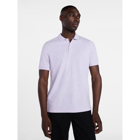 Men's & Big Men's Classic Fit Pique Polo with Short Sleeves, Sizes XS-5XL, LT-3XLT