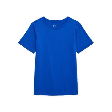 Wonder Nation Boys OLX Adaptive Abdominal Port Tee with Short Sleeves, Sizes 4-18 & Husky