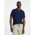 thumbnail image 1 of George Men's and Men's Big & Tall Tipped Pique Polo Shirt with Short Sleeves, Sizes XS-5XL, LT-3XLT, 1 of 5