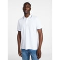 thumbnail image 1 of George Men's and Men's Big & Tall Tipped Pique Polo Shirt with Short Sleeves, Sizes XS-5XL, LT-3XLT, 1 of 5