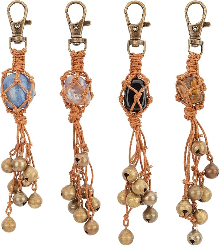 Key Tree Bells OLYCRAFT 3Pcs Witch Bells with Wood Beads for Door Knob Hanger Pagan ...