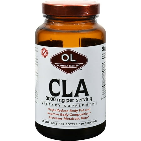 Olympian Labs Inc. CLA 3000 mg Softgels Weight Loss Pills, 90 Ct