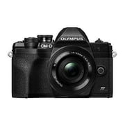 OM-D E-M10 Mark IV Camera & Digital ED 14-42 mm Lens Kit, Black