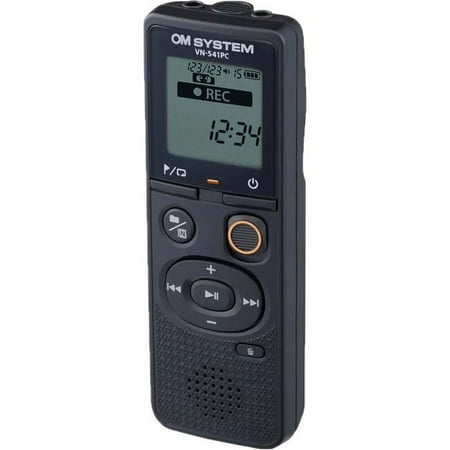 OM System - VN-541PC Digital Voice Recorder - Black