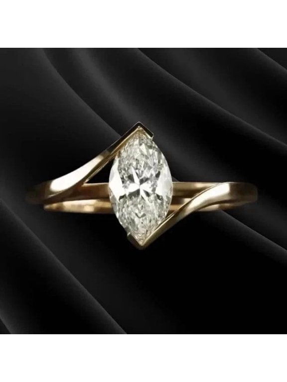 3.5Ct Lab Created Amethyst Wedding Bridal Ring Set 14K White Gold Plated for Women