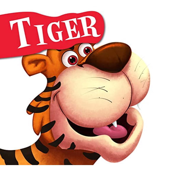 Pre-Owned OM KIDZ Early Learning Cut Out Book: Tiger [Board book] Paperback