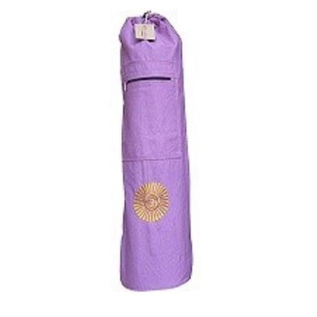 OM Natraj Duffel Yoga Mat Bag, Light Lavendar