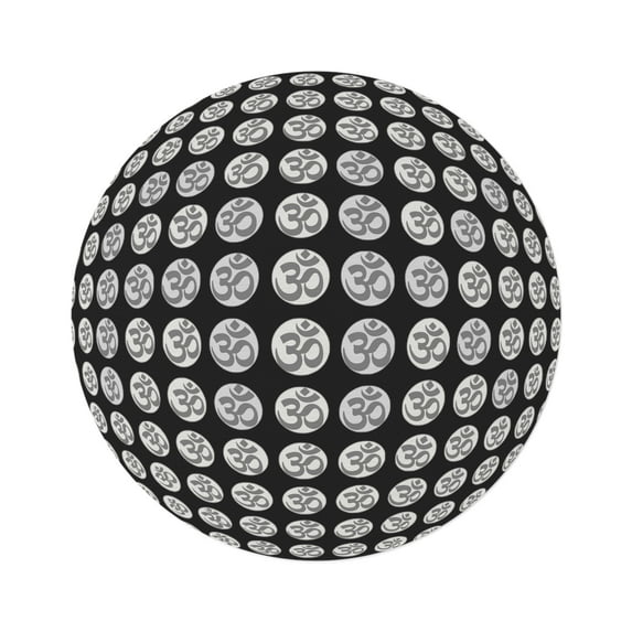 OM Round Rug | Area Rug | Reiki Rug | Chakra Rug