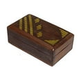 thumbnail image 1 of OM SHRI OM Rosewood Womens Box Jewelry Organizer Decorative Table Piece Handcrafted Indian Product, 1 of 8