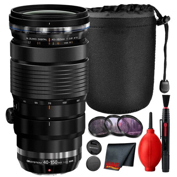 OM SYSTEM M.Zuiko 40-150mm f/2.8 PRO Lens | Micro Four Thirds | Professional Telephoto Zoom | Fast Aperture for Low Light