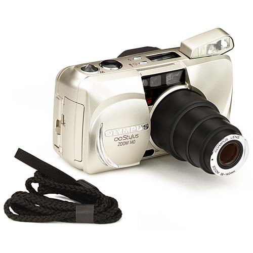 OM SYSTEM OLYMPUS Stylus Zoom 140 QD CG Date 35mm Camera - Walmart.com