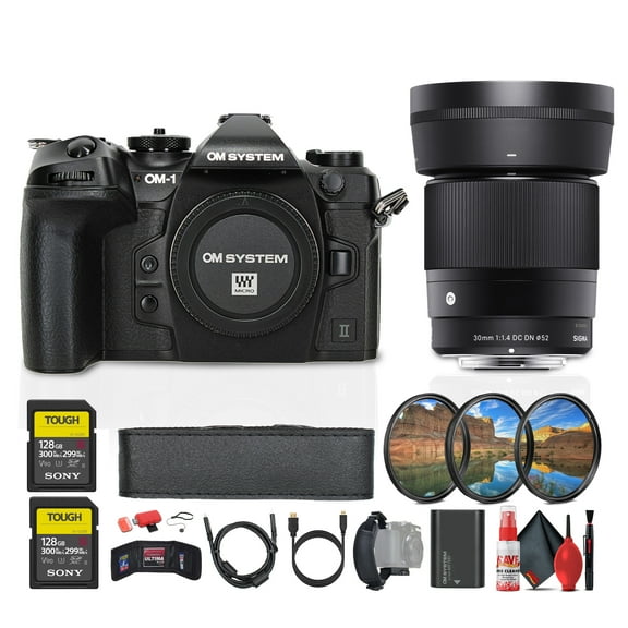 OM SYSTEM OM-1 Mark II Mirrorless Camera Bundle