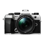 OM SYSTEM OM-5 Mark II 20.4MP 4K Video Mirrorless Camera with 14-150mm f/4-5.6 II Lens Silver