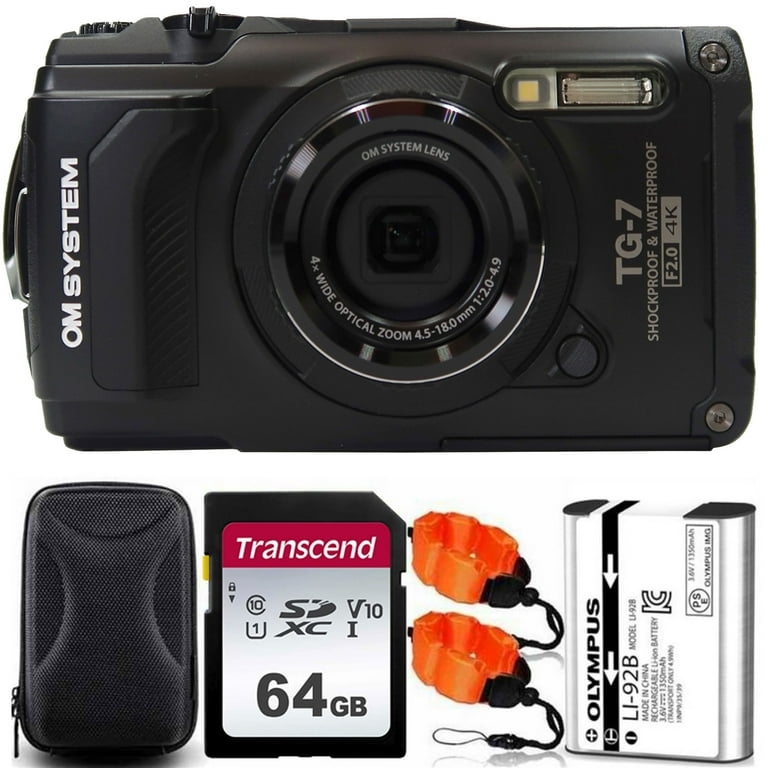 新品未使用　OM SYSTEM Tough TG-7 BLACK ブラック OM SYSTEM Tough TG-7 Digital Camera (Black)