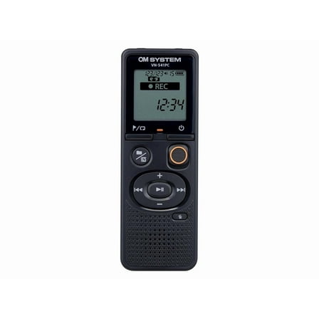 OM SYSTEM VN-541PC 4GB Digital Voice Recorder, Black #V420040BU000