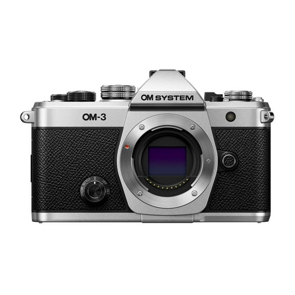 OM System Om-3 Mirrorless Micro Four Thirds Lens System Camera with Backside-Illuminated Stacked Live MOS Sensor and Built-In 5-Axis Sensor-Shift Image Stabilization