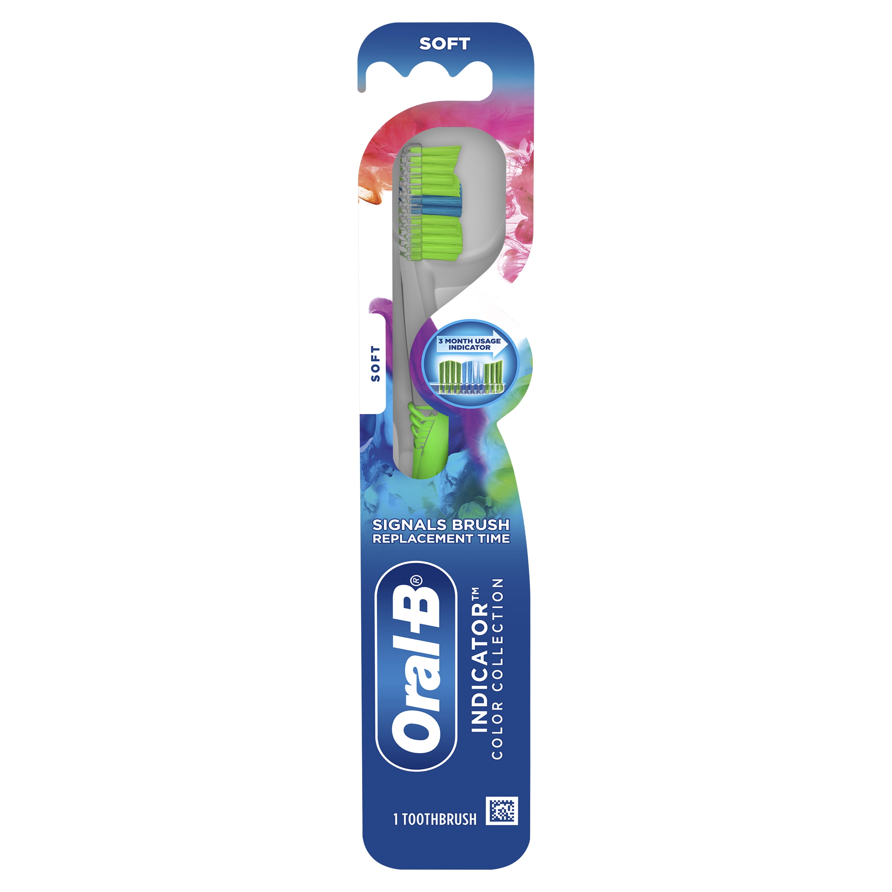Oral-B Advance Clean Manual Toothbrush, Soft, 1 Count - Walmart.com