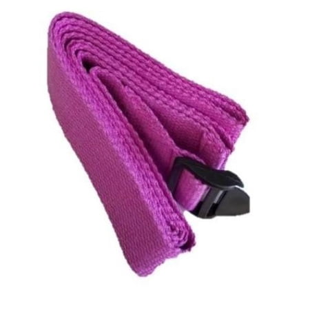 OM132109-Purple Yoga Strap Cinch Regular Buckle, Purple - Size 8