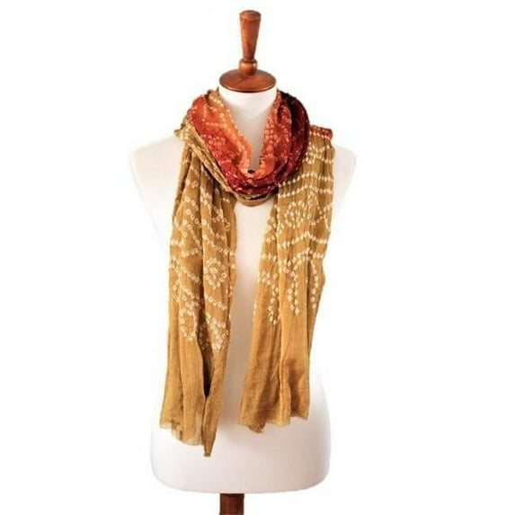 OM431012-Ombre-1 Tie Dye Designer Fashion Silk Scarves - Ombre 1