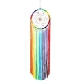 thumbnail image 1 of OMA Rainbow Chakra Dream Catcher Multi Color Boho Hippie Style Dreamcatcher Wall Hanging Decor Hand Crafted - 30" Long x 7" Diameter (Rainbow), 1 of 3
