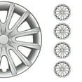 thumbnail image 1 of OMAC 16" Set of 4 Pcs Wheel Covers Gray with White Hub Caps fit R16 Tire Steel Rim, 1 of 9