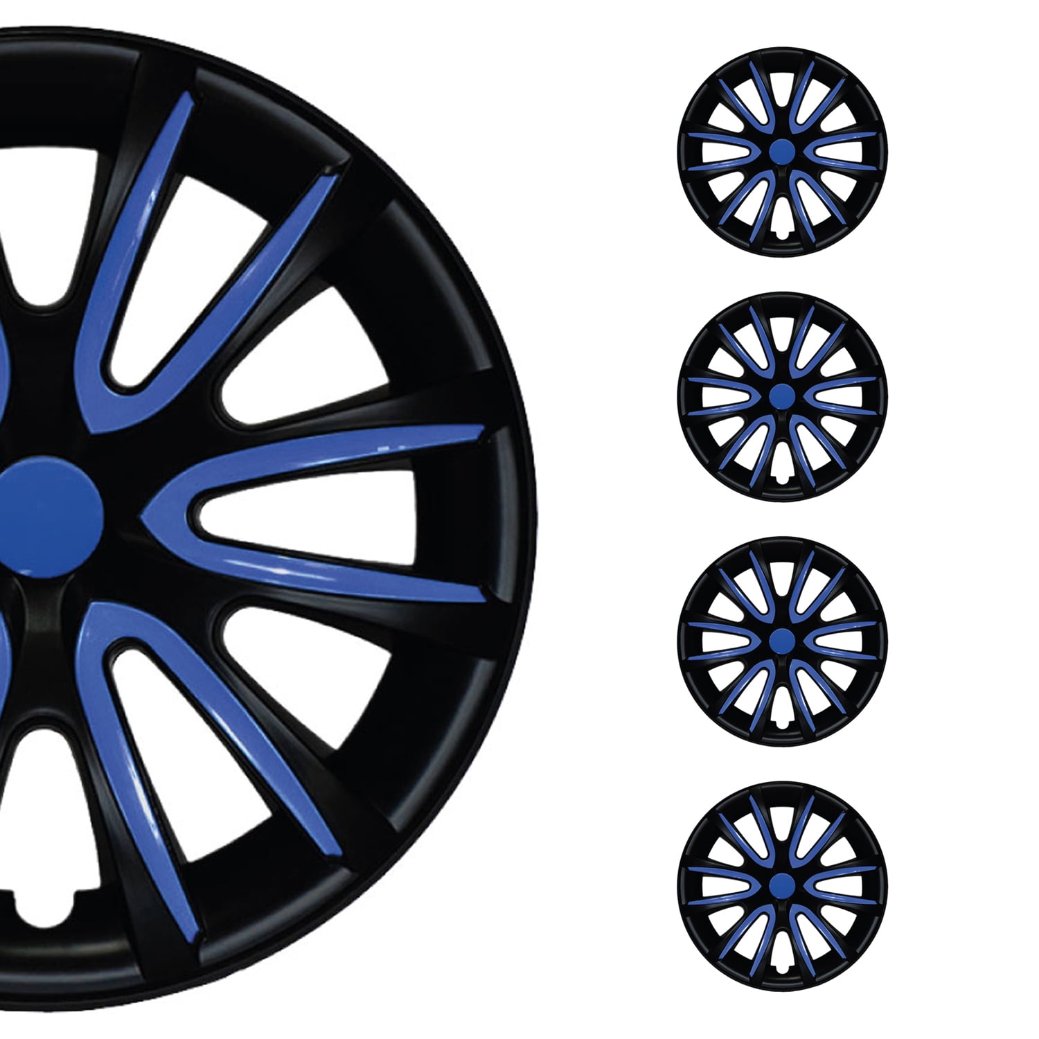 Coast to Coast 16 Black or Silver Snap-On Wheel Covers fits Nissan