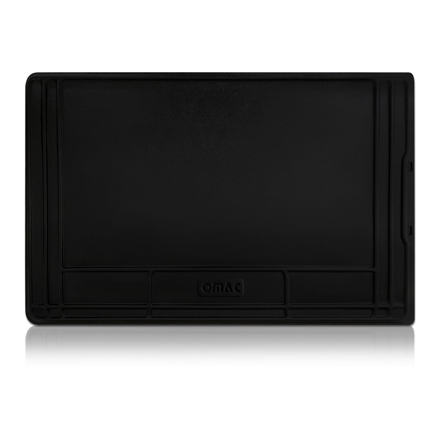 OMAC All Weather Shoe Boot Tray Water Resistant Under Trash Can Rubber