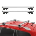 thumbnail image 1 of Alu Roof Racks Cross Bars Carrier for Chevrolet Spark 2013-2015 Silver 2Pcs, 1 of 9