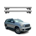thumbnail image 1 of OMAC Aluminium Roof Racks Cross Bars Carrier for Toyota Sequoia 2008-2022 Gray 2 Pcs Anti-Theft for Travel Kayak Canoe Surf Ski Snowboard Camping, 1 of 8