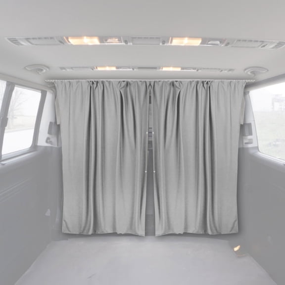 Fits Mercedes-Benz Sprinter Cab Divider Van Cabin Curtain Campervan kit Grey